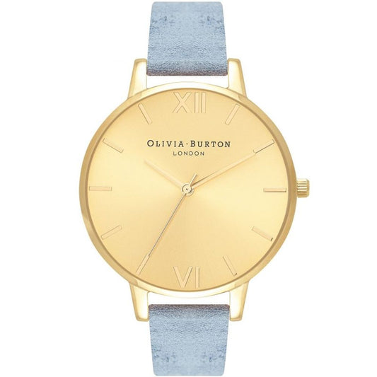 Olivia Burton Blue Artificial Leather Watch