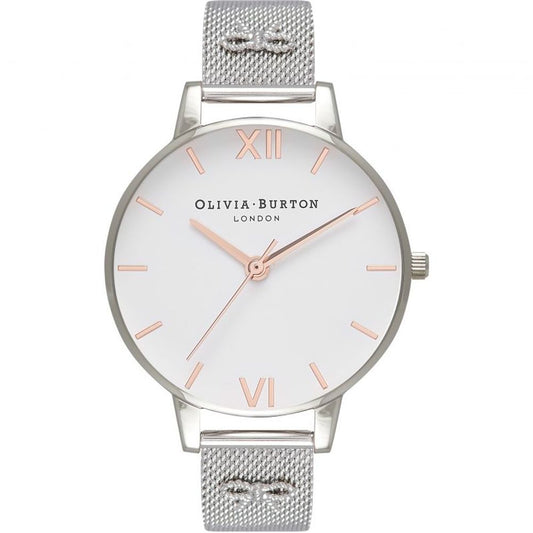 Olivia Burton Silver Stainless Steel Watch