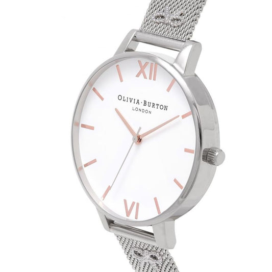 Olivia Burton Silver Stainless Steel Watch