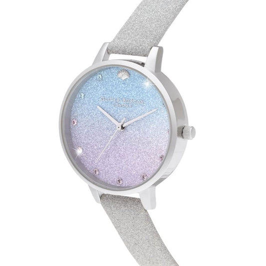 Olivia Burton Gray Artificial Leather Watch