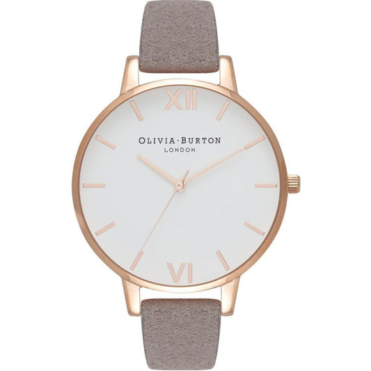 Olivia Burton Gray Artificial Leather Watch