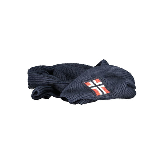 Norway 1963 Blue Marabou Men Scarf