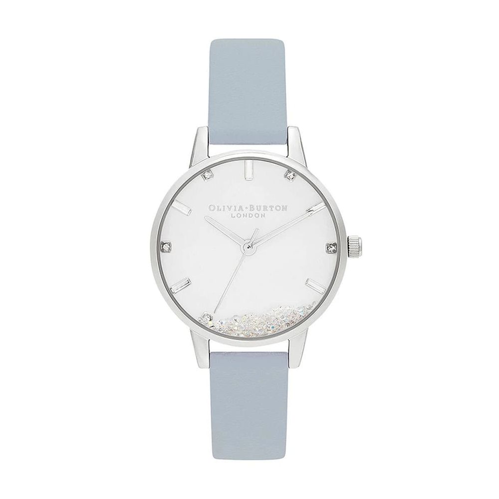 Olivia Burton Blue Artificial Leather Watch