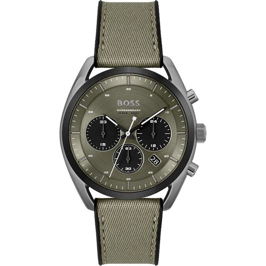 Hugo Boss Green Fabric Watch
