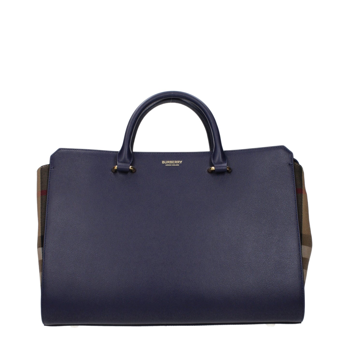 Burberry Blue Leather Handbags