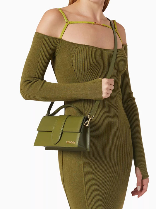 Jacquemus Le Grand Bambino Khaki Bag