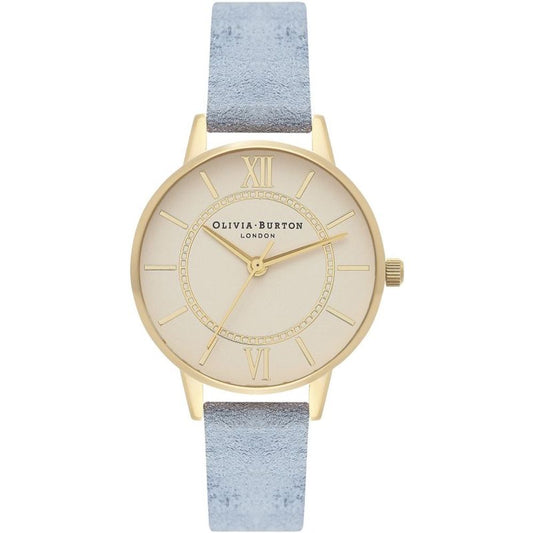 Olivia Burton Blue Artificial Leather Watch