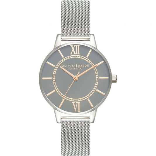 Olivia Burton Silver Stainless Steel Watch