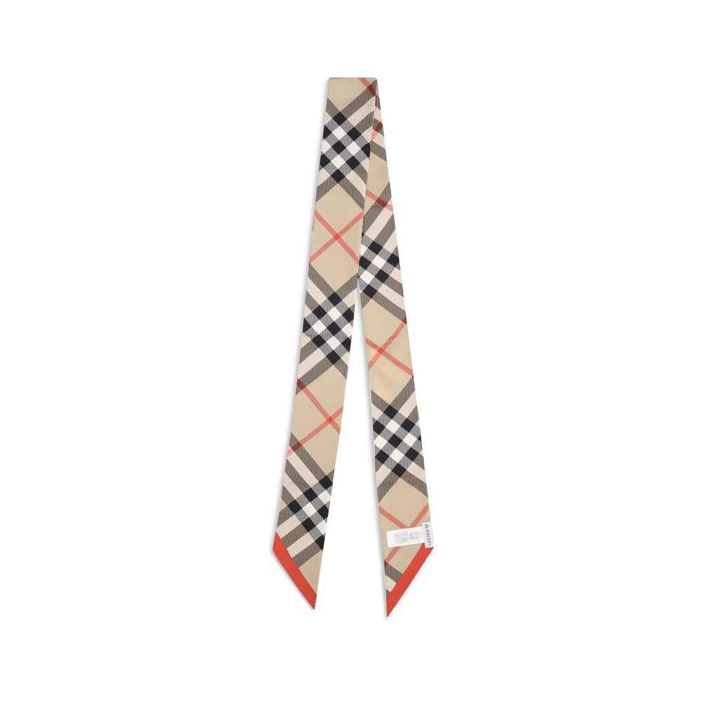 Burberry Silk Check Scarf