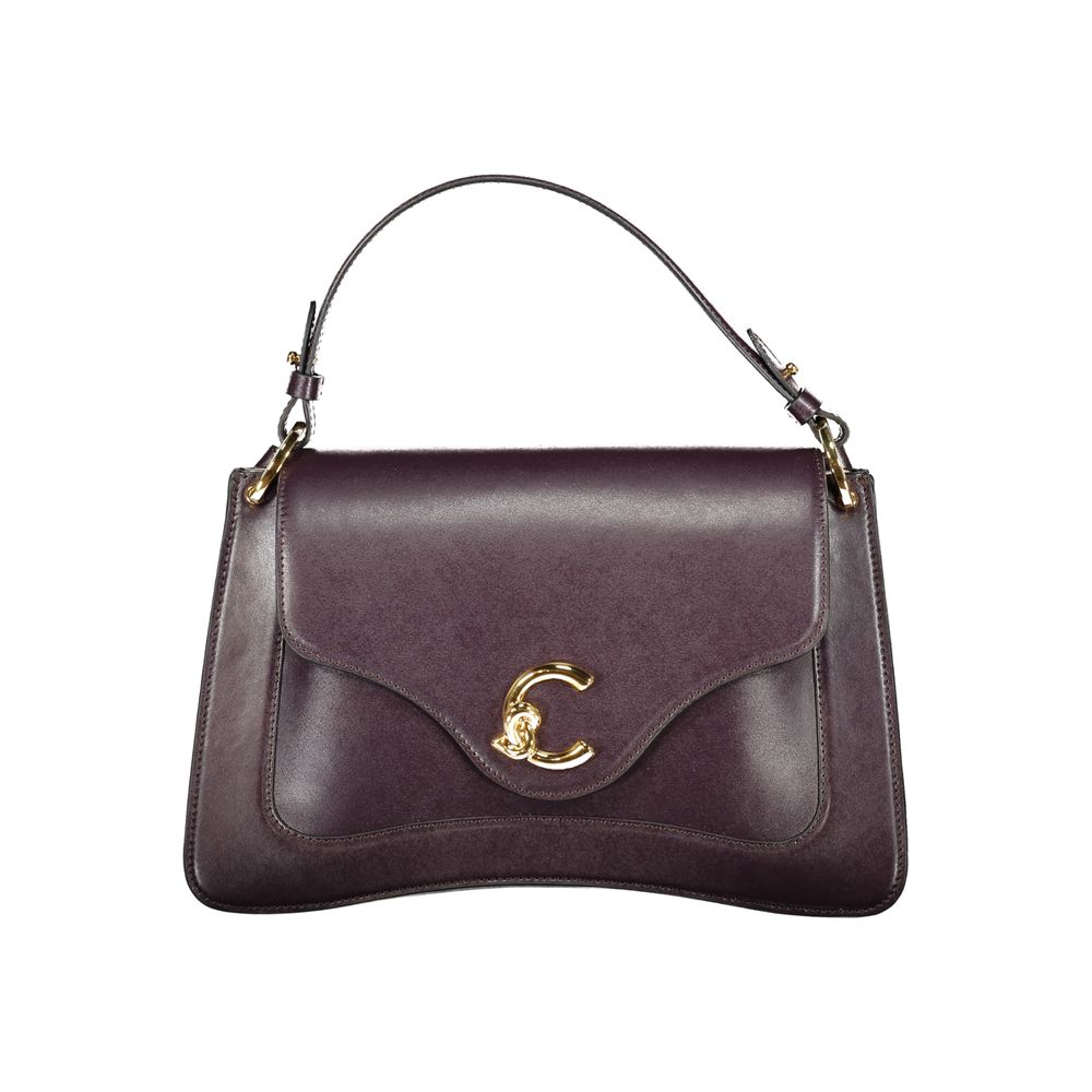 Coccinelle Purple Leather Handbag