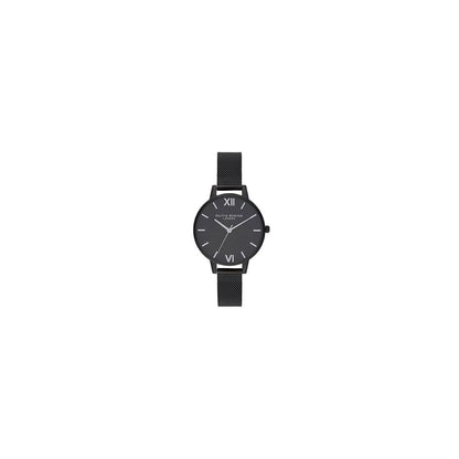Olivia Burton Black Stainless Steel Watch