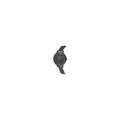 Olivia Burton Black Stainless Steel Watch
