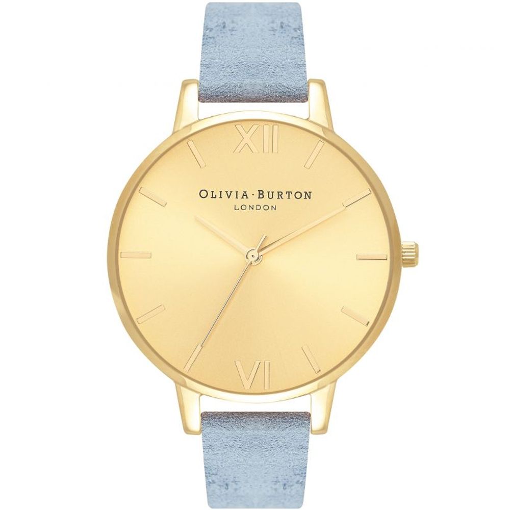 Olivia Burton Blue Artificial Leather Watch