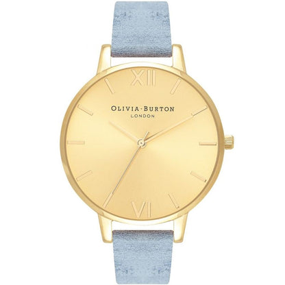 Olivia Burton Blue Artificial Leather Watch