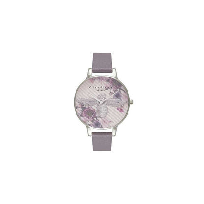 Olivia Burton Gray Artificial Leather Watch