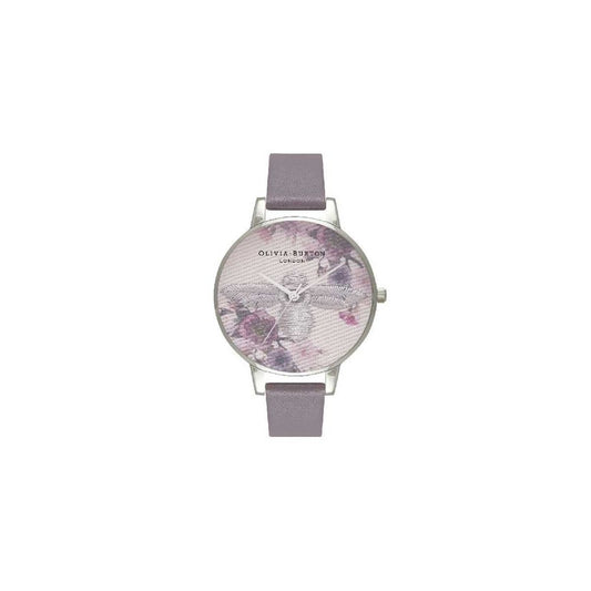 Olivia Burton Gray Artificial Leather Watch