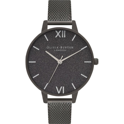 Olivia Burton Black Stainless Steel Watch