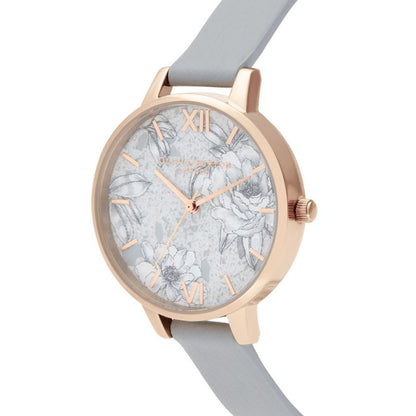 Olivia Burton Gray Artificial Leather Watch