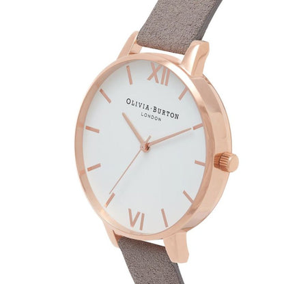 Olivia Burton Gray Artificial Leather Watch