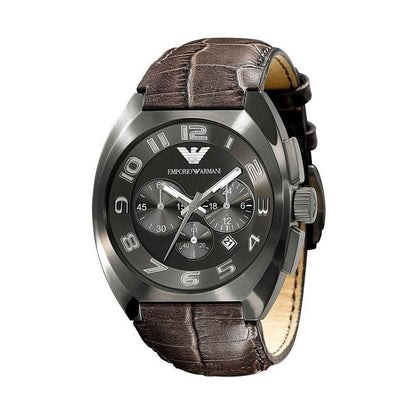 Armani Brown Cowhide Watch