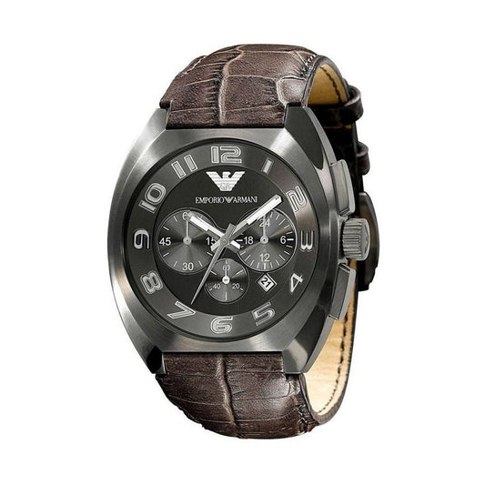Armani Brown Cowhide Watch