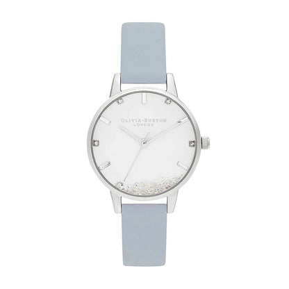 Olivia Burton Blue Artificial Leather Watch