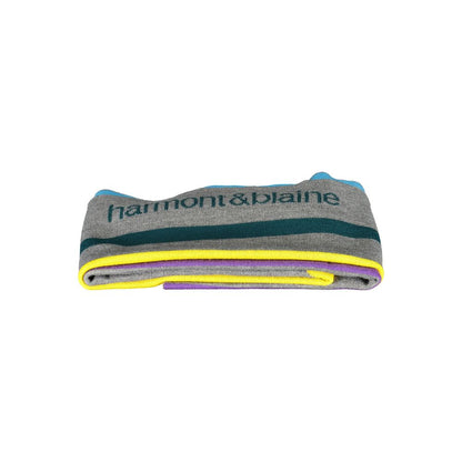 Harmont & Blaine Gray Wool Scarf