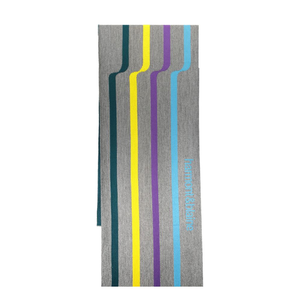 Harmont & Blaine Gray Wool Scarf