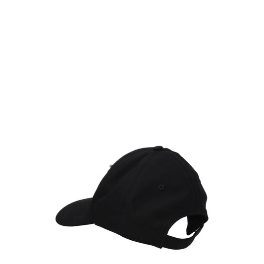 Burberry Black Cotton Caps (Baseball Hat)