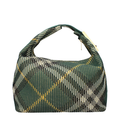 Burberry Green Fabric Handbags