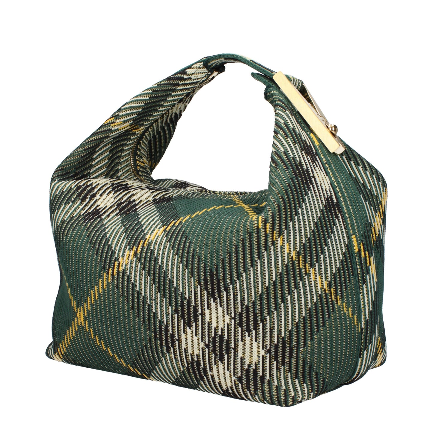 Burberry Green Fabric Handbags