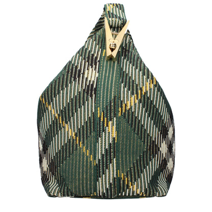 Burberry Green Fabric Handbags