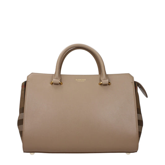 Burberry Beige Leather Handbags