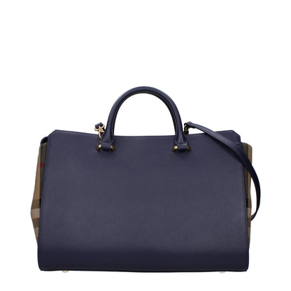 Burberry Blue Leather Handbags