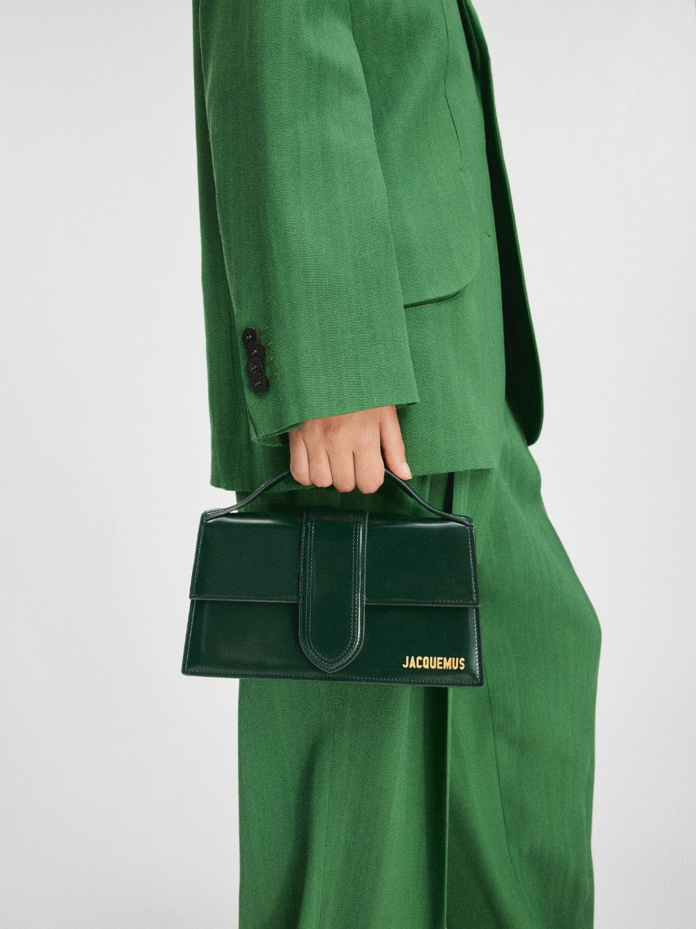 Jacquemus Le Grand Bambino Dark Green Bag