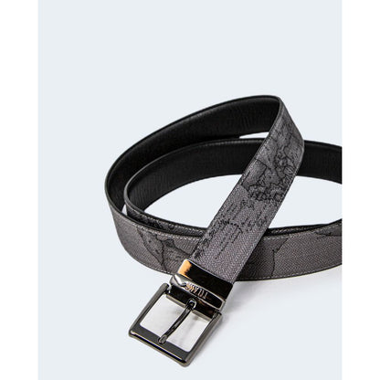 Alviero Martini Prima Classe Black Leather Belt