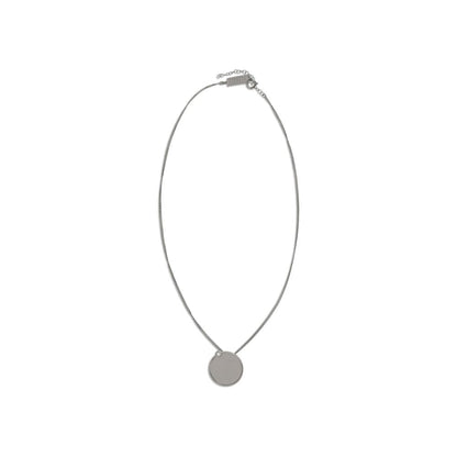 MM6 Necklace with round plaque