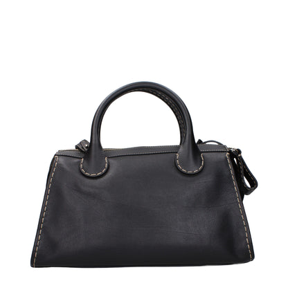 Chloé Black Leather Handbags