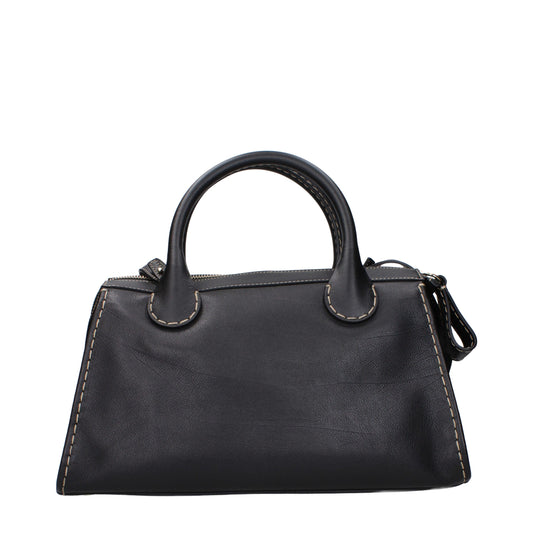 Chloé Black Leather Handbags